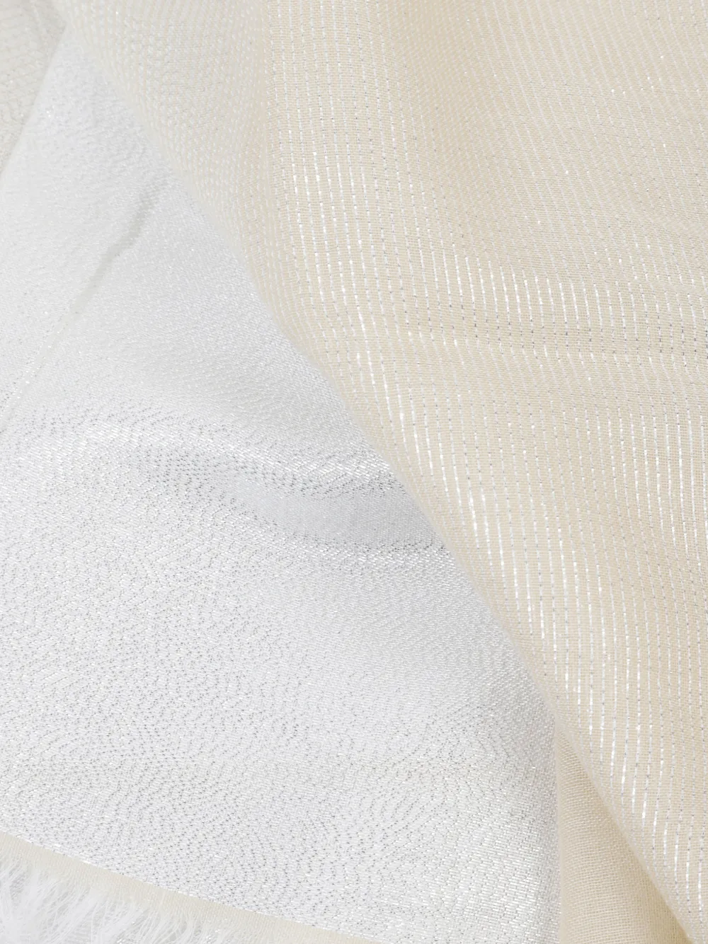  Peserico Fringed-edge Scarf - Gold 