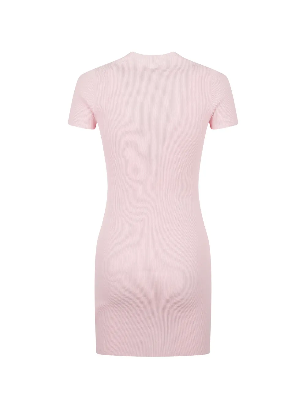 Alexander Wang Geribbelde mini-jurk met logodetail Roze