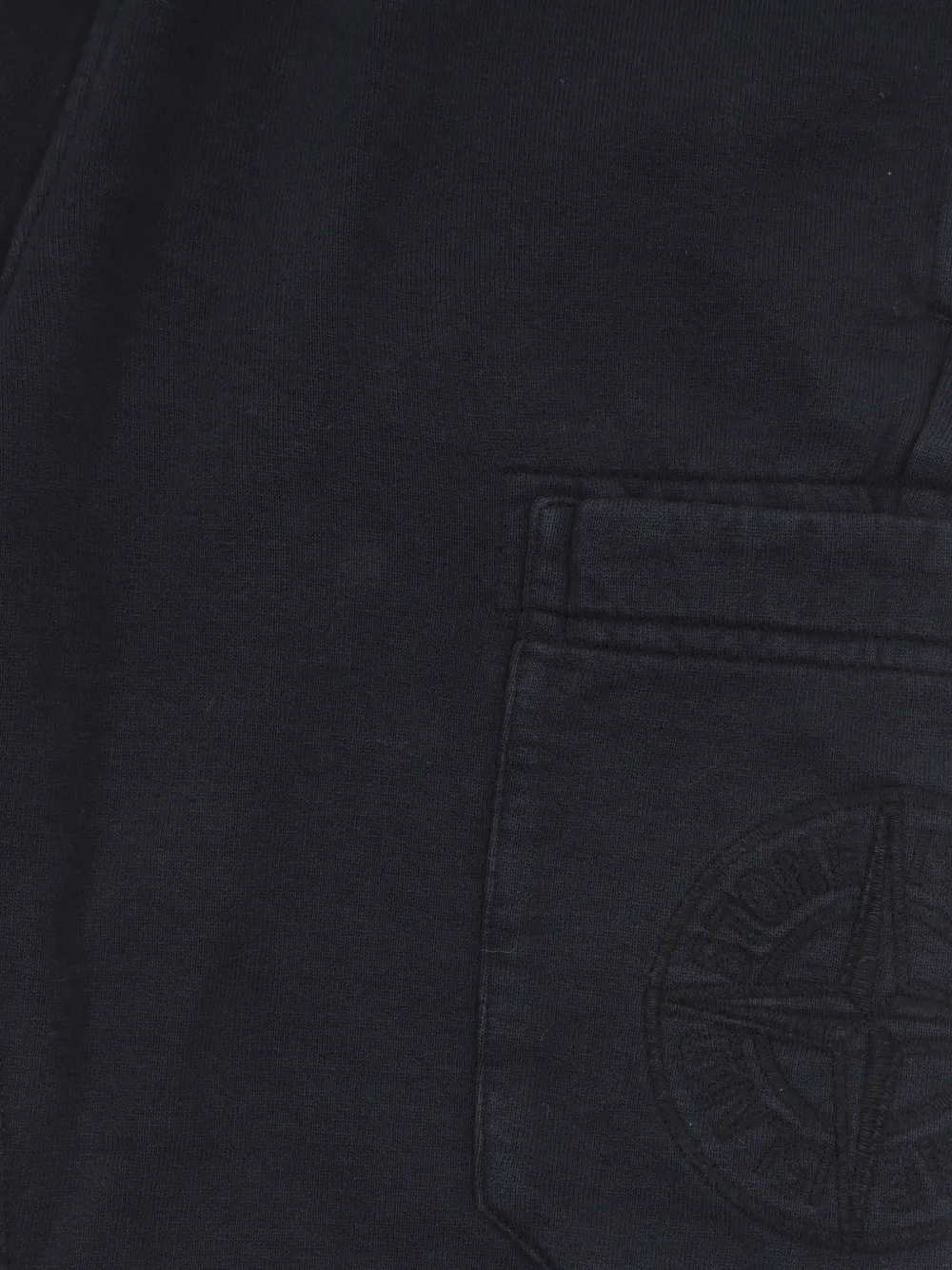 Stone Island Junior Cargo shorts met Compass-logopatroon Blauw