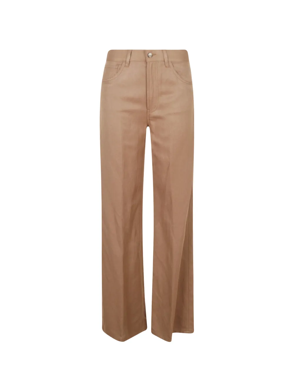 DONDUP logo-plaque wide-leg jeans - Toni neutri
