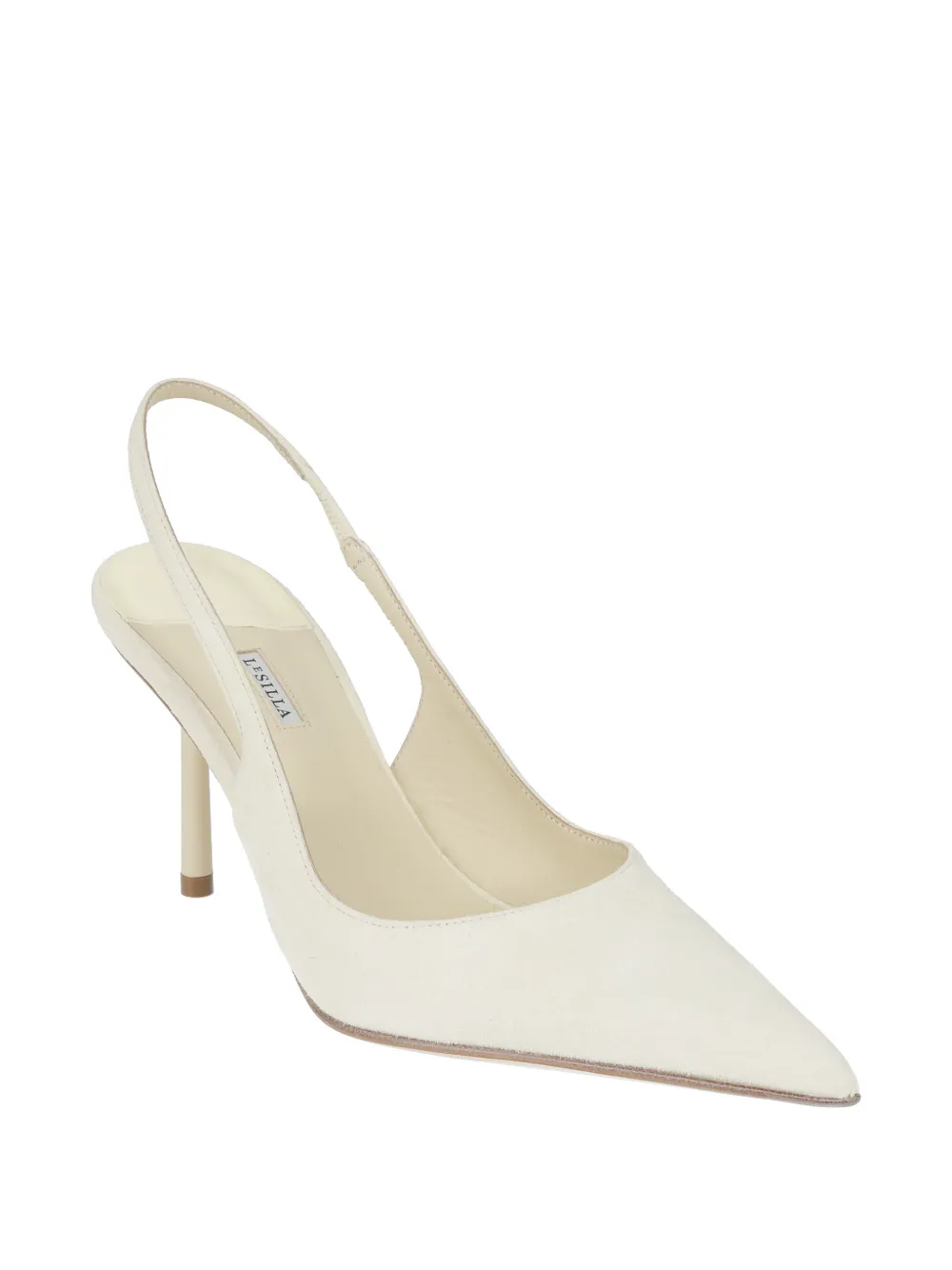 Le Silla pointed-toe slingback pumps Beige
