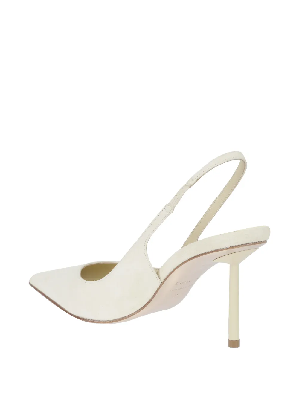 Le Silla pointed-toe slingback pumps Beige