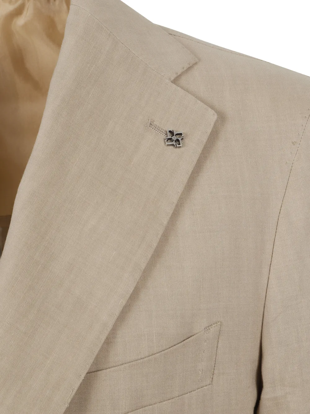 Tagliatore Pak met enkele rij knopen Beige