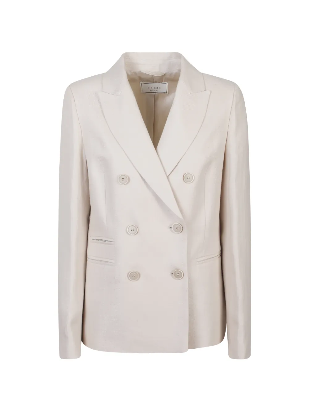 Peserico double-breasted blazer - Nude