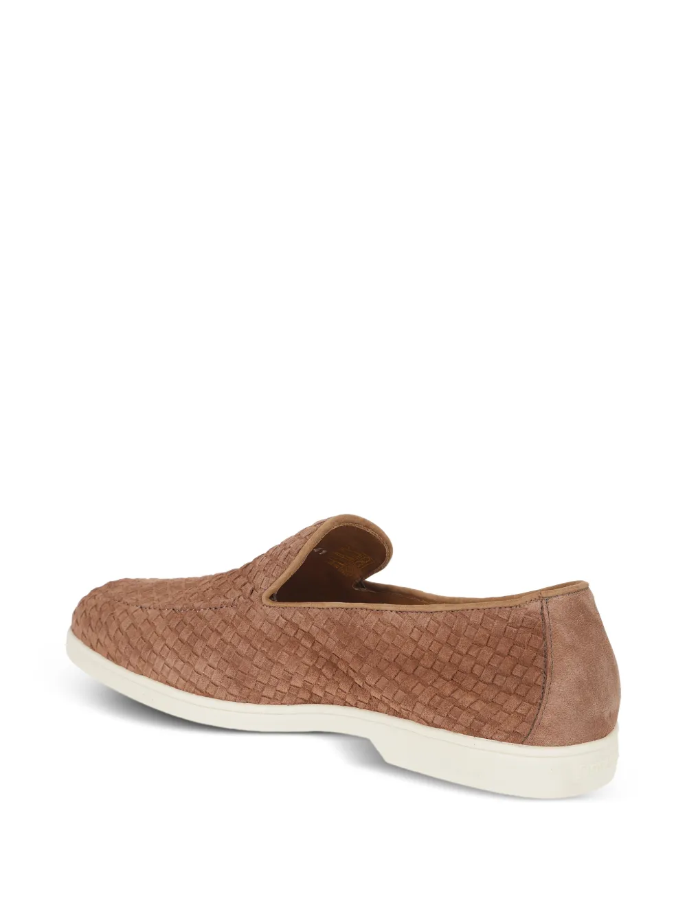 Doucal's woven suede loafers Bruin