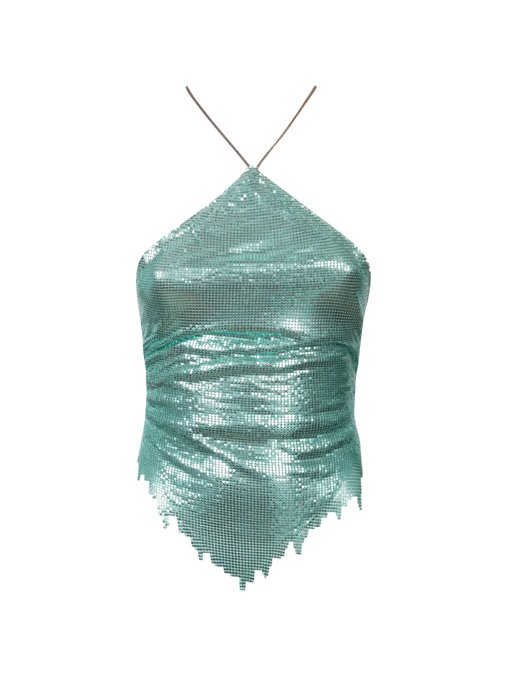 POSTER GIRL halterneck top - Verde