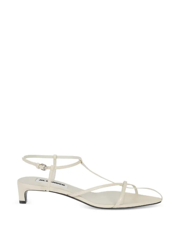 Jil Sander ポインテッドトゥ サンダル | ニュートラル | FARFETCH JP