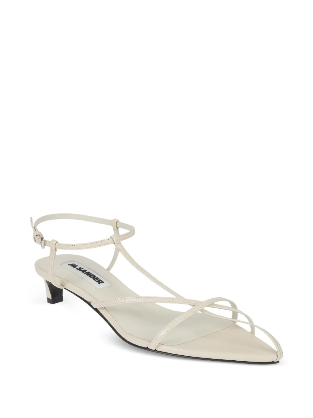 Jil Sander strappy pointed-toe sandals Beige