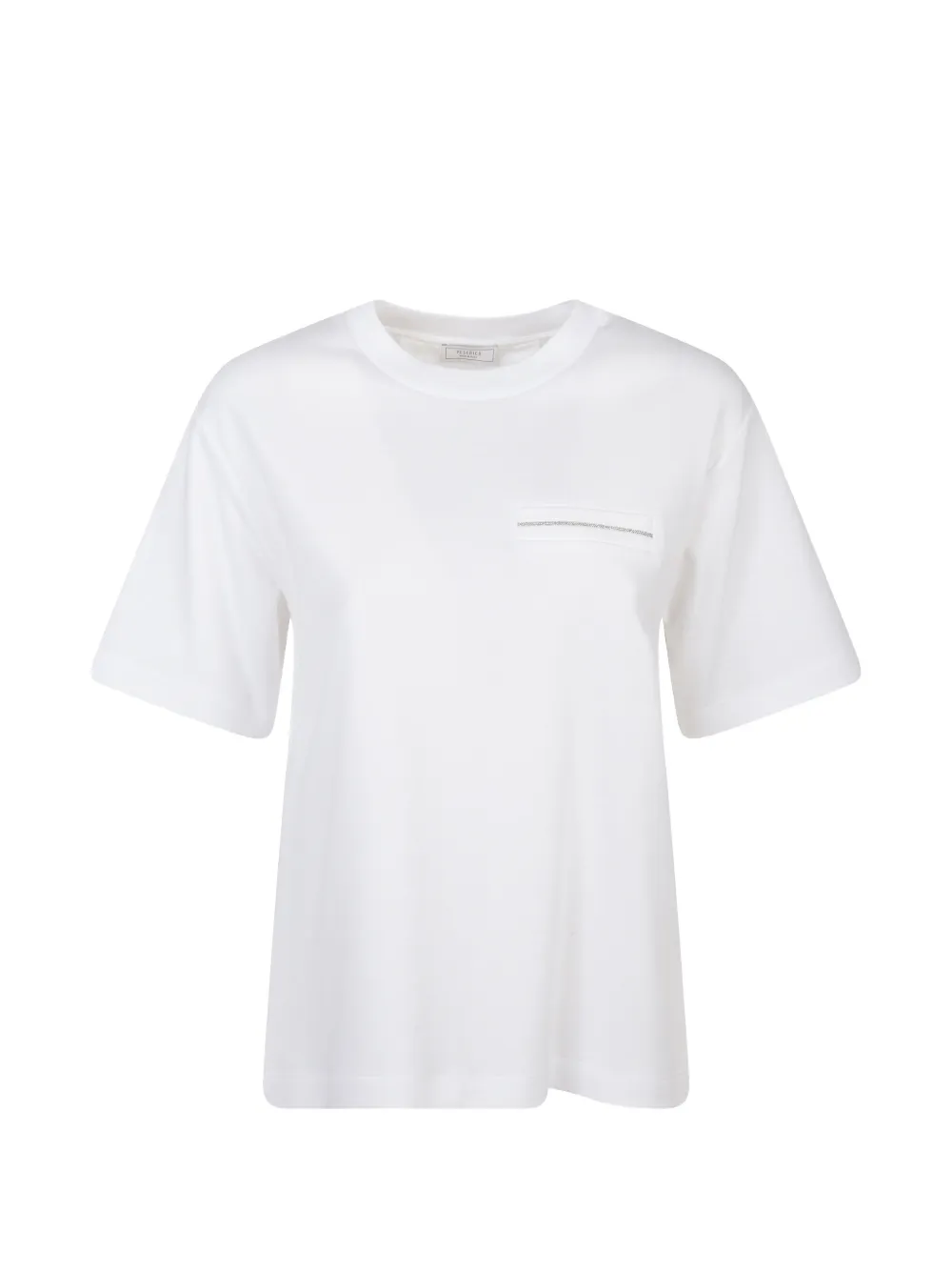 Peserico Crew-neck T-shirt In White