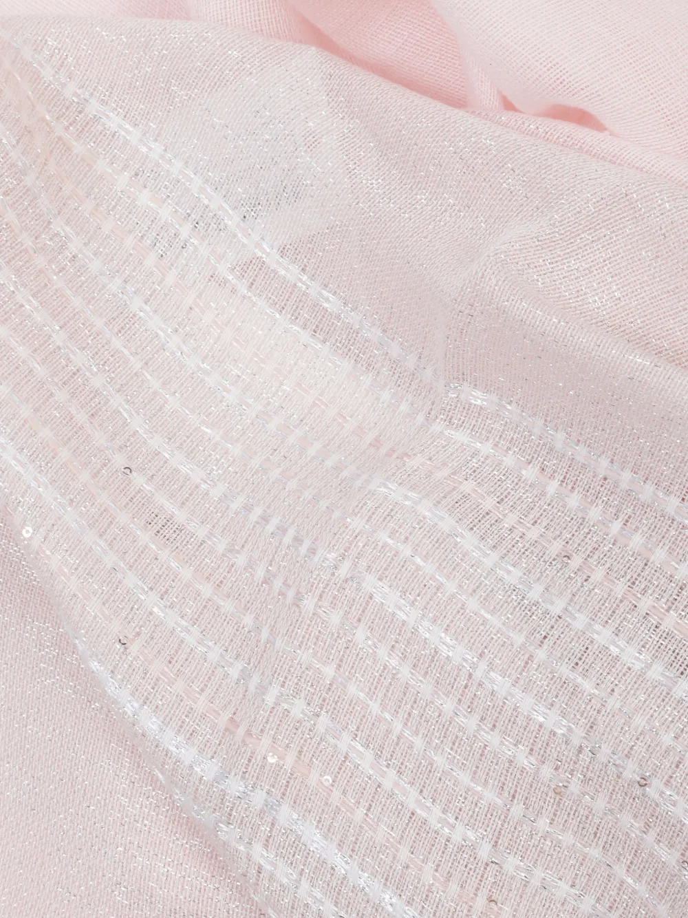 Striped-Detail Scarf