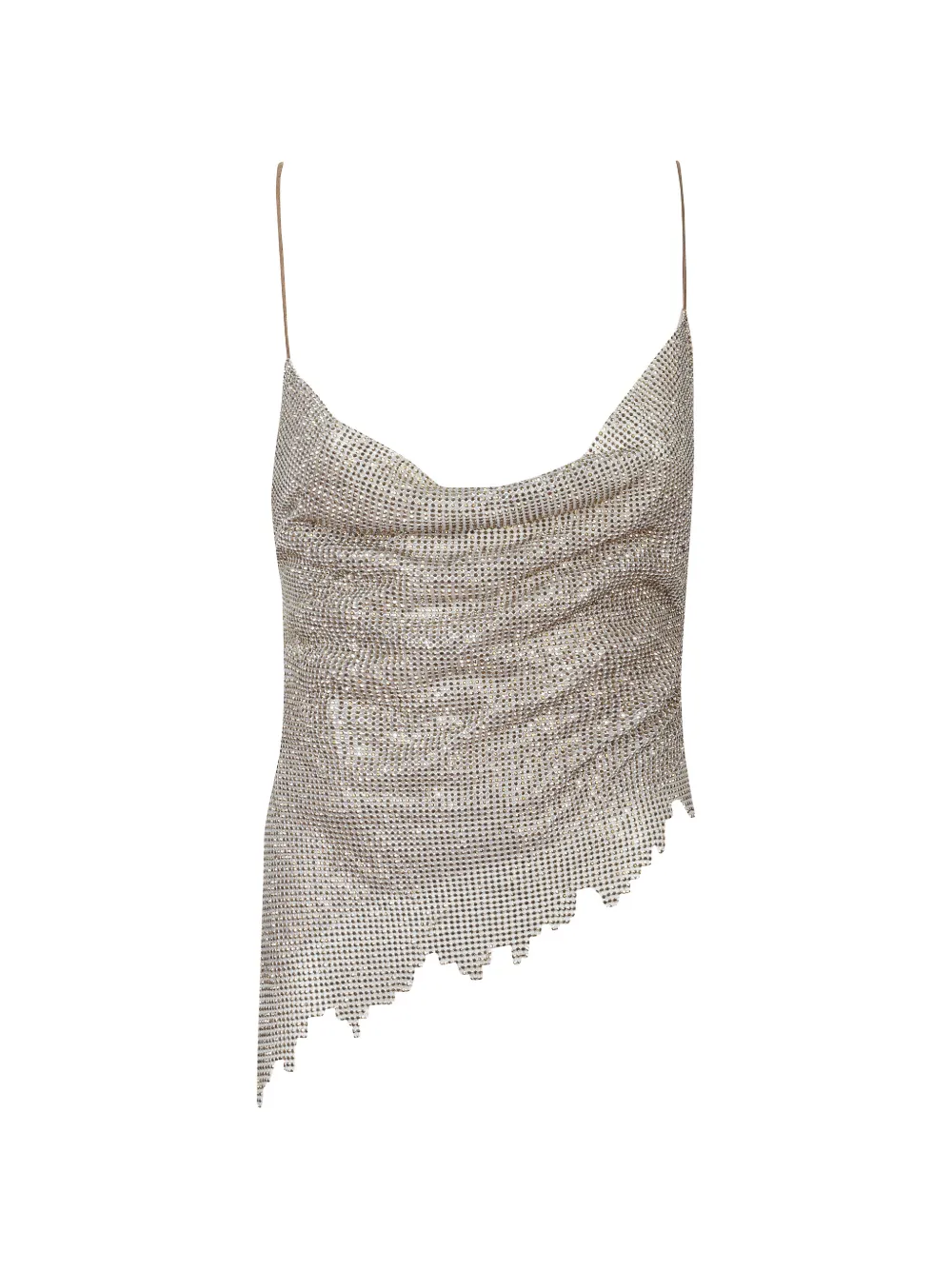 POSTER GIRL rhinestone-embellished top - Oro