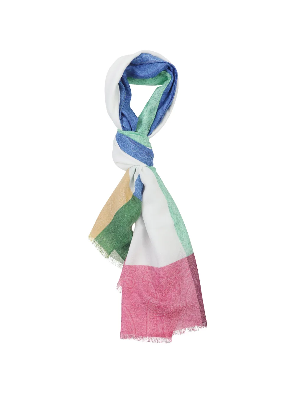 ETRO patterned scarf - Bianco