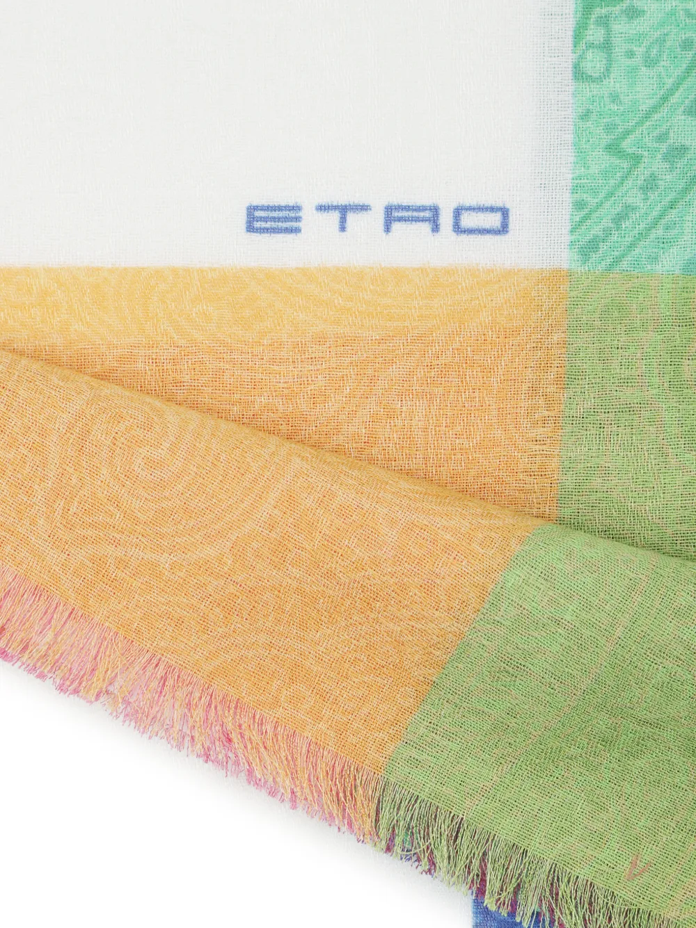  Etro Patterned Scarf - White 