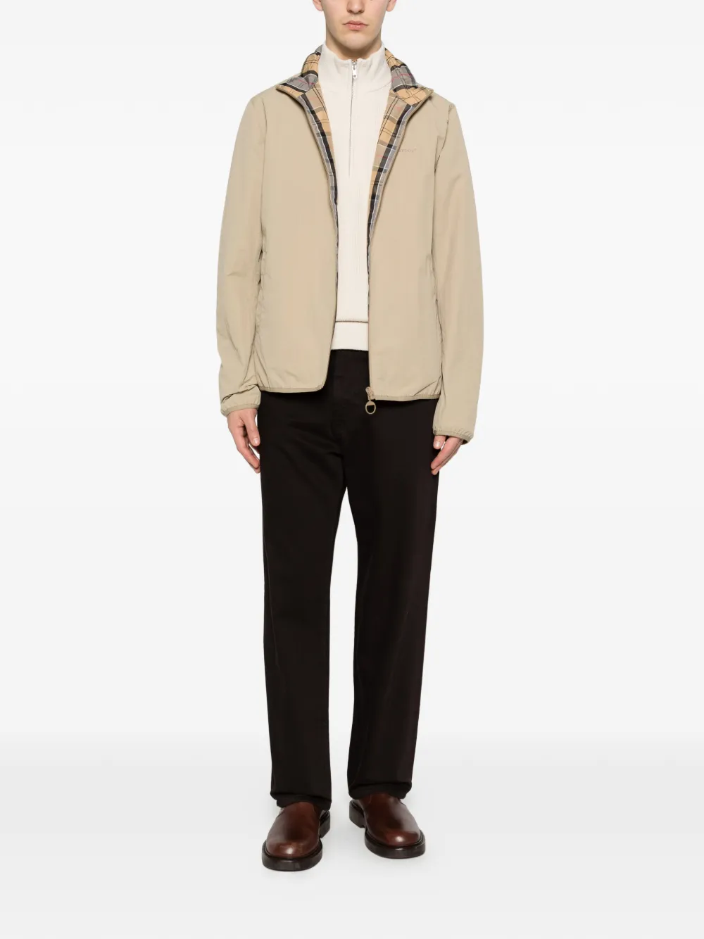 Barbour Korbel omkeerbaar jack Beige