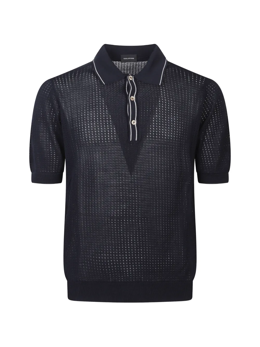 Tagliatore button-up polo shirt - Blu