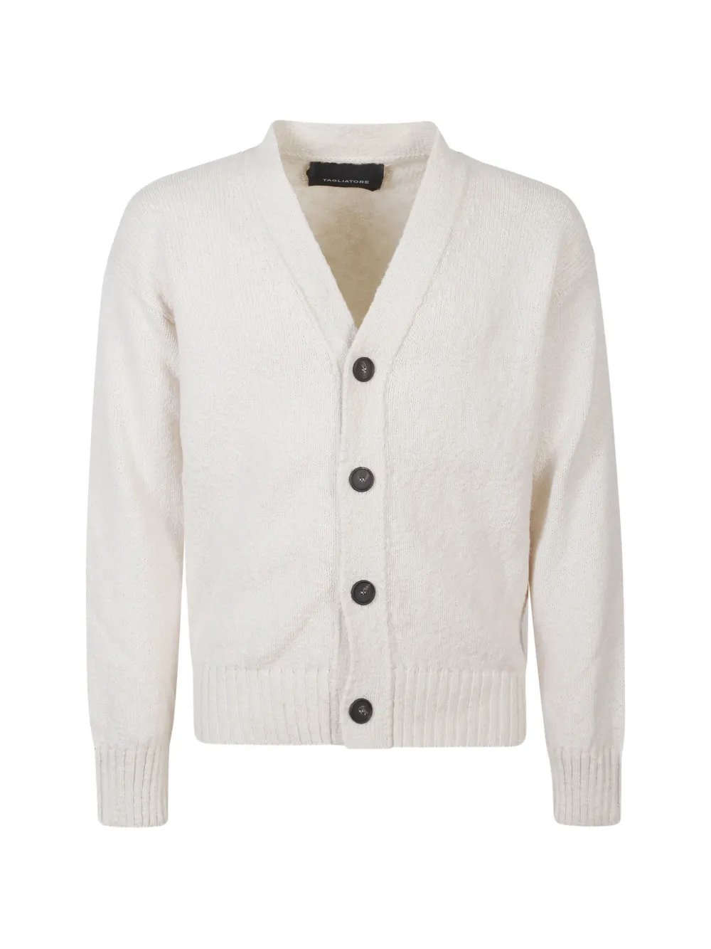 Tagliatore button-up V-neck cardigan - Neutrals