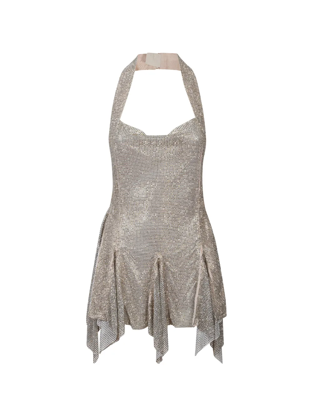 POSTER GIRL Munroe Mojito halter embellished dress - Oro