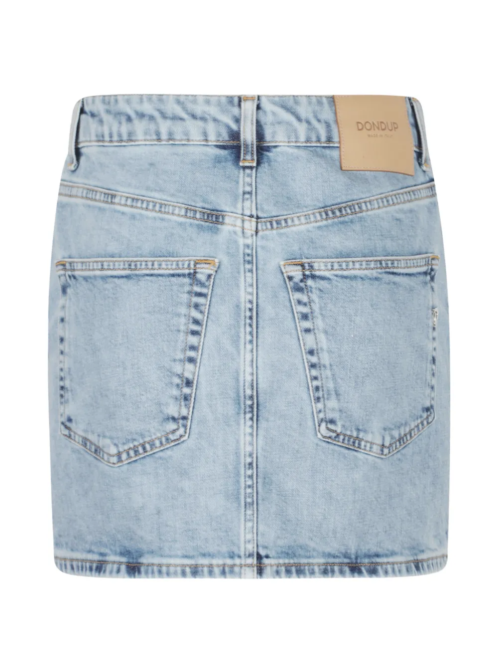  Dondup Falda Con Efecto Lavado Degradado - Azul 