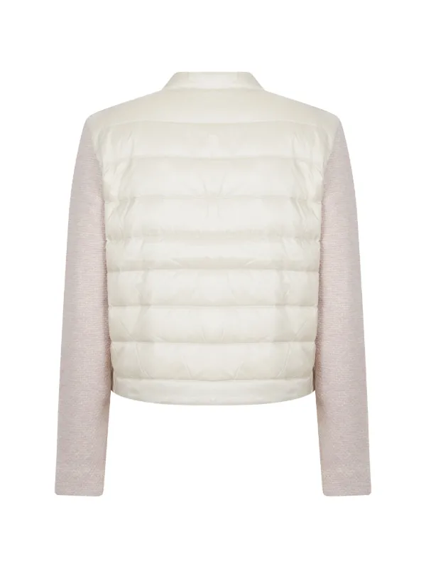 Moncler ハイブリッド ダウンジャケット | ニュートラル | FARFETCH JP