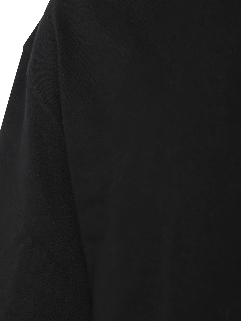 Jil Sander T-shirt met gestreepte afwerking Zwart