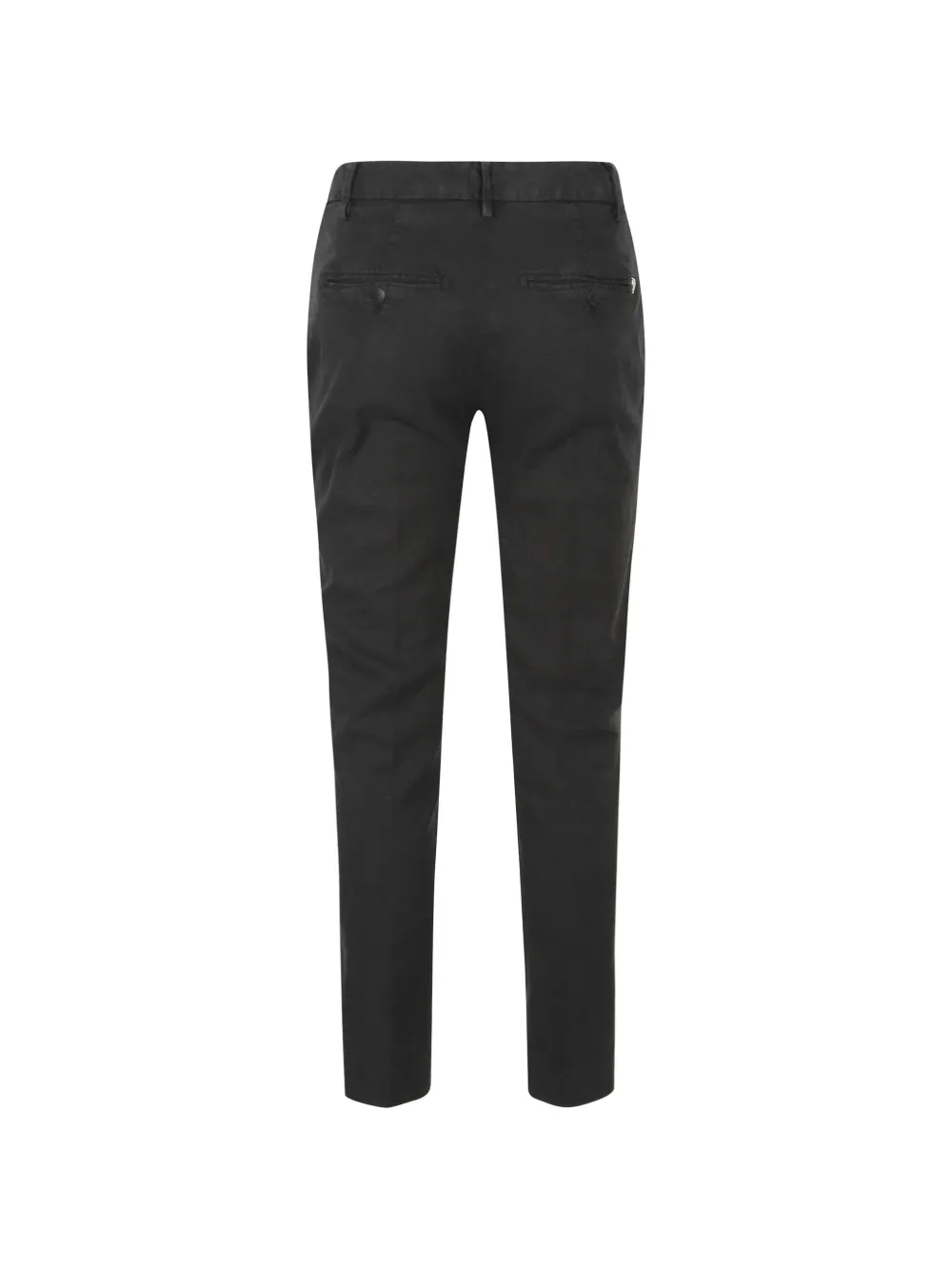 DONDUP Perfect broek met logoplakkaat Zwart