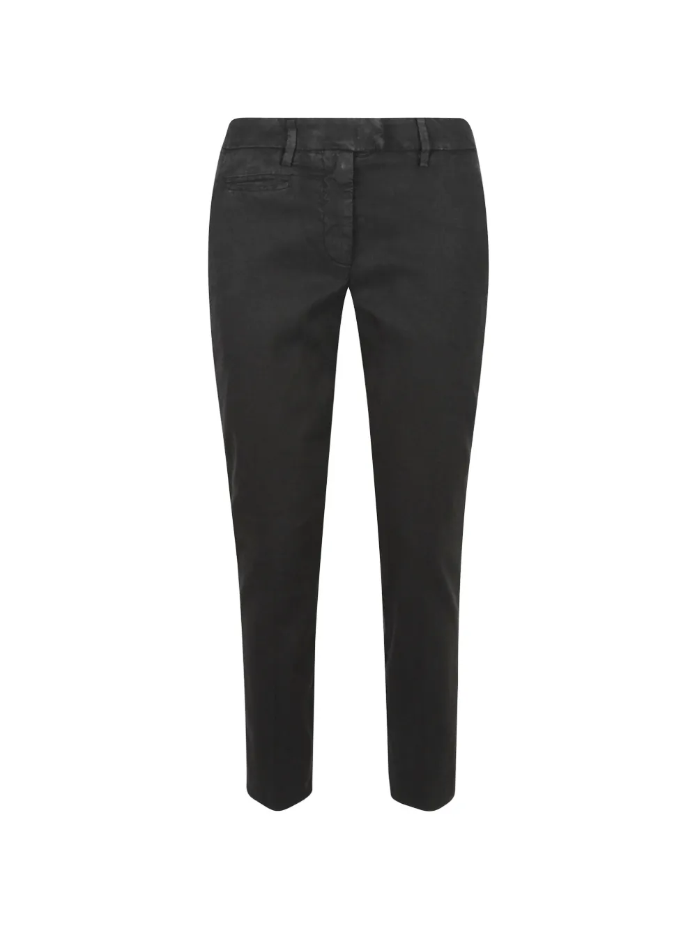 DONDUP Perfect logo-plaque trousers - Schwarz