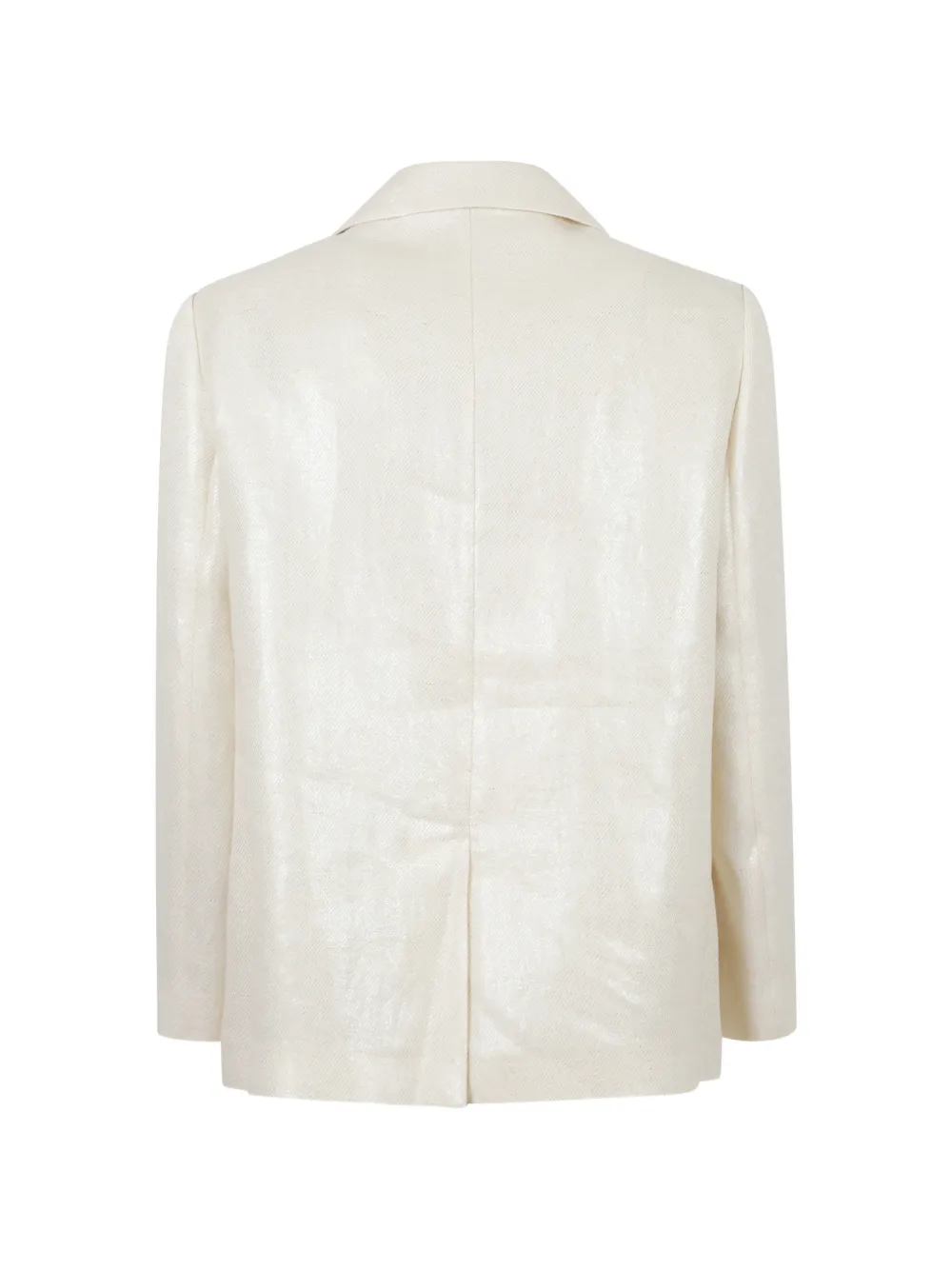 Brunello Cucinelli Blazer met dubbele rij knopen Beige