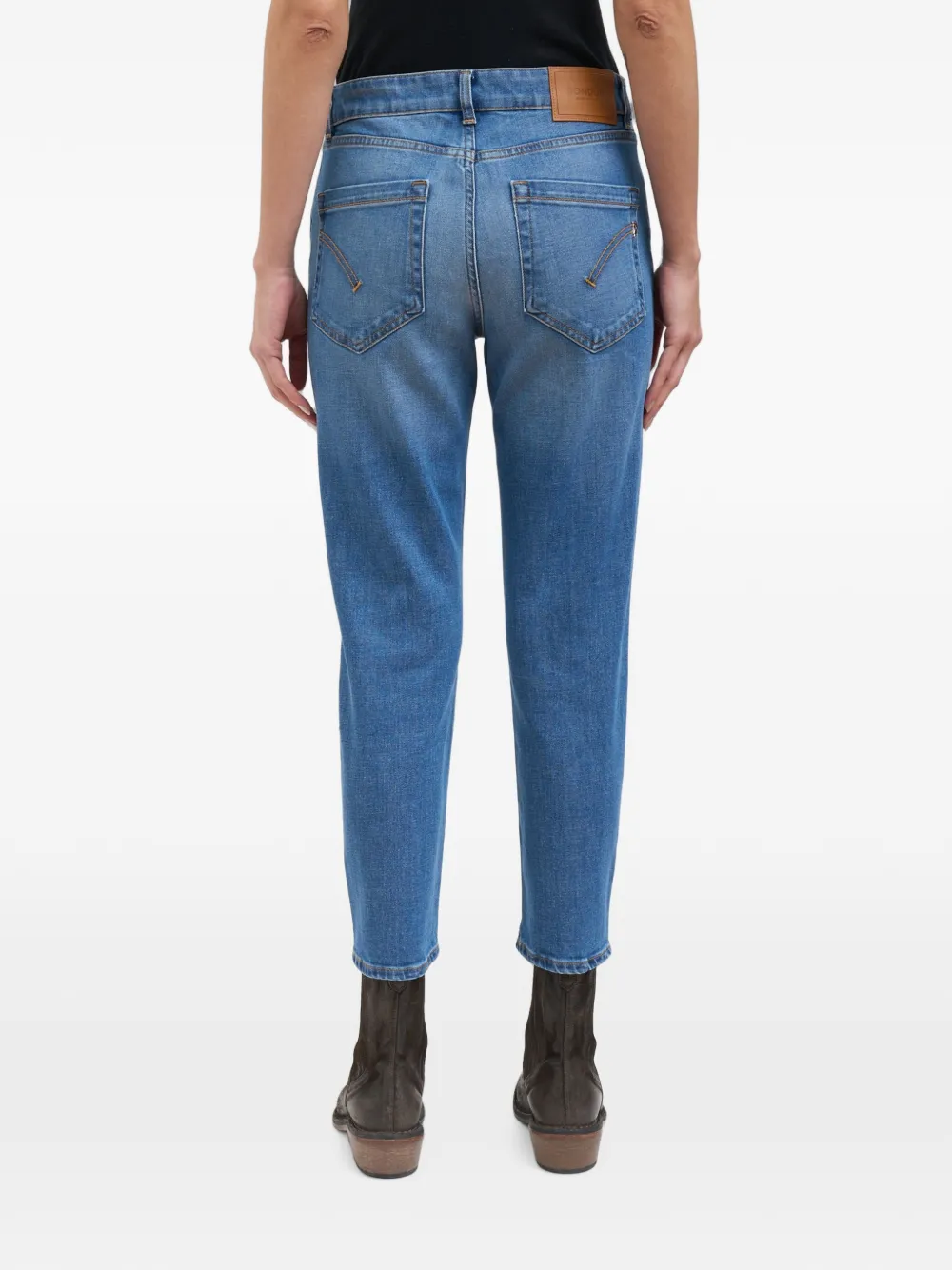 DONDUP Jeans met knoopsluiting Blauw