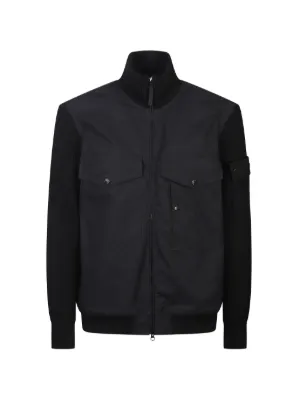 Stone Island フーデッド ジップジャケット | ブラック | FARFETCH JP