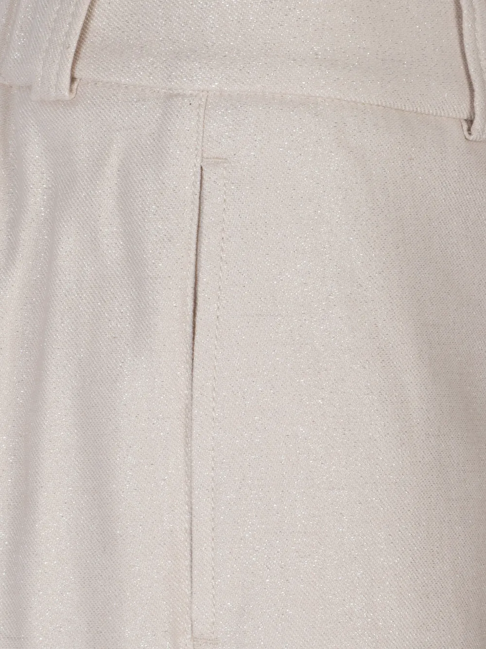 Peserico Broek met omgeslagen pijpen Beige