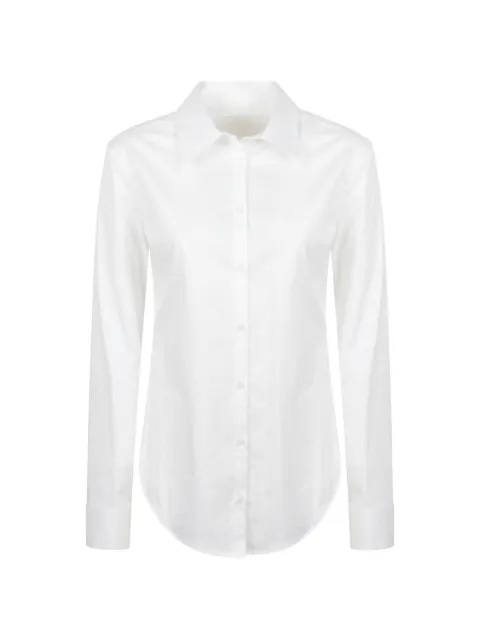 DONDUP logo-plaque button-up shirt