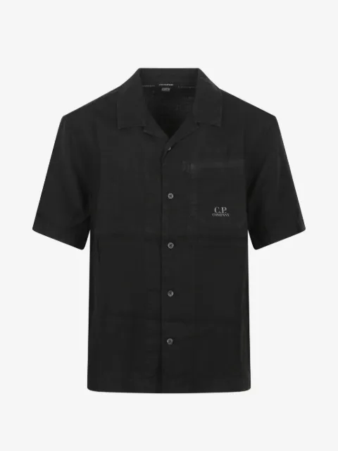 C.P. Company camisa con cuadros estampados