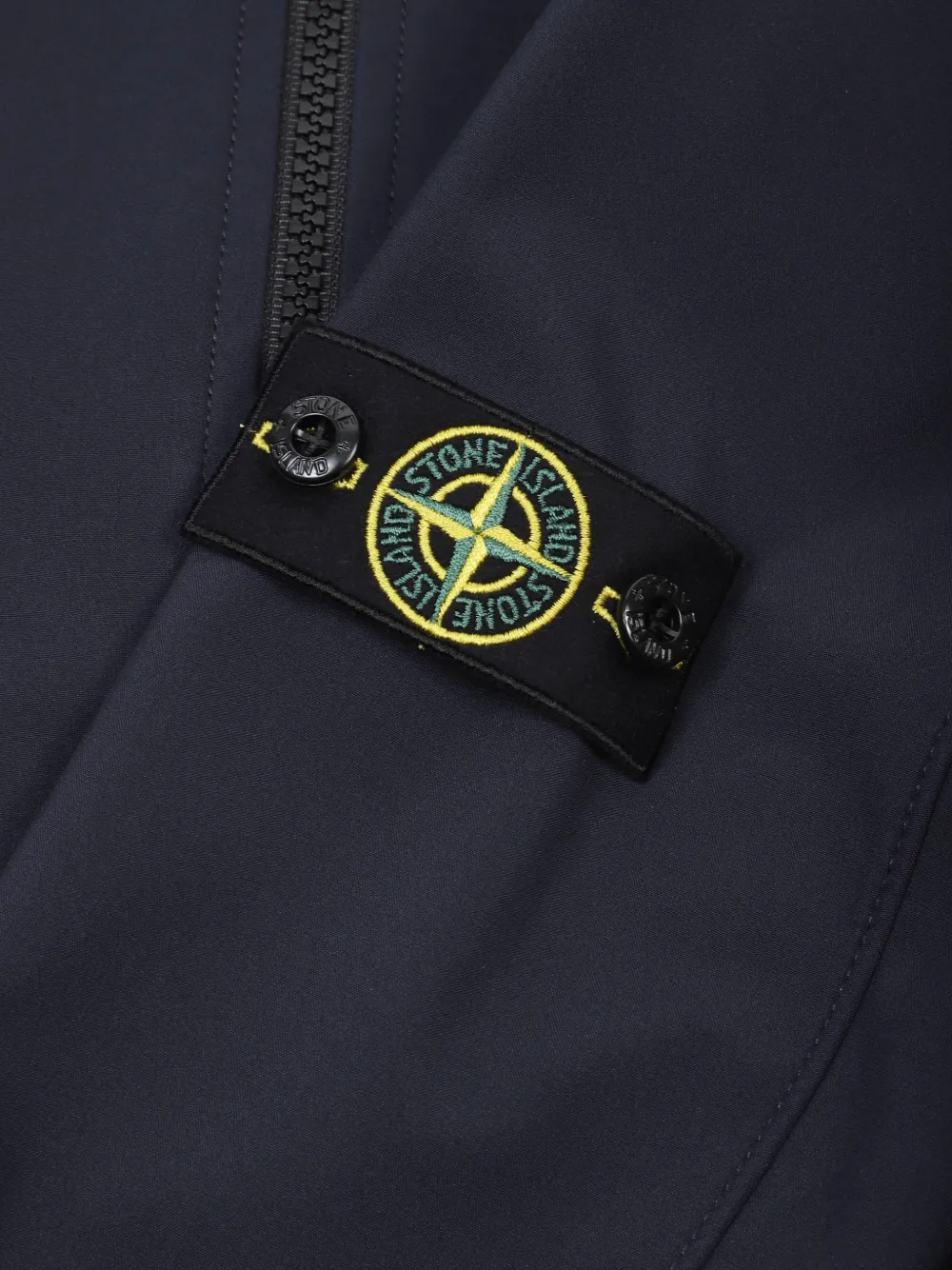 Stone Island Junior Jack met rits Blauw
