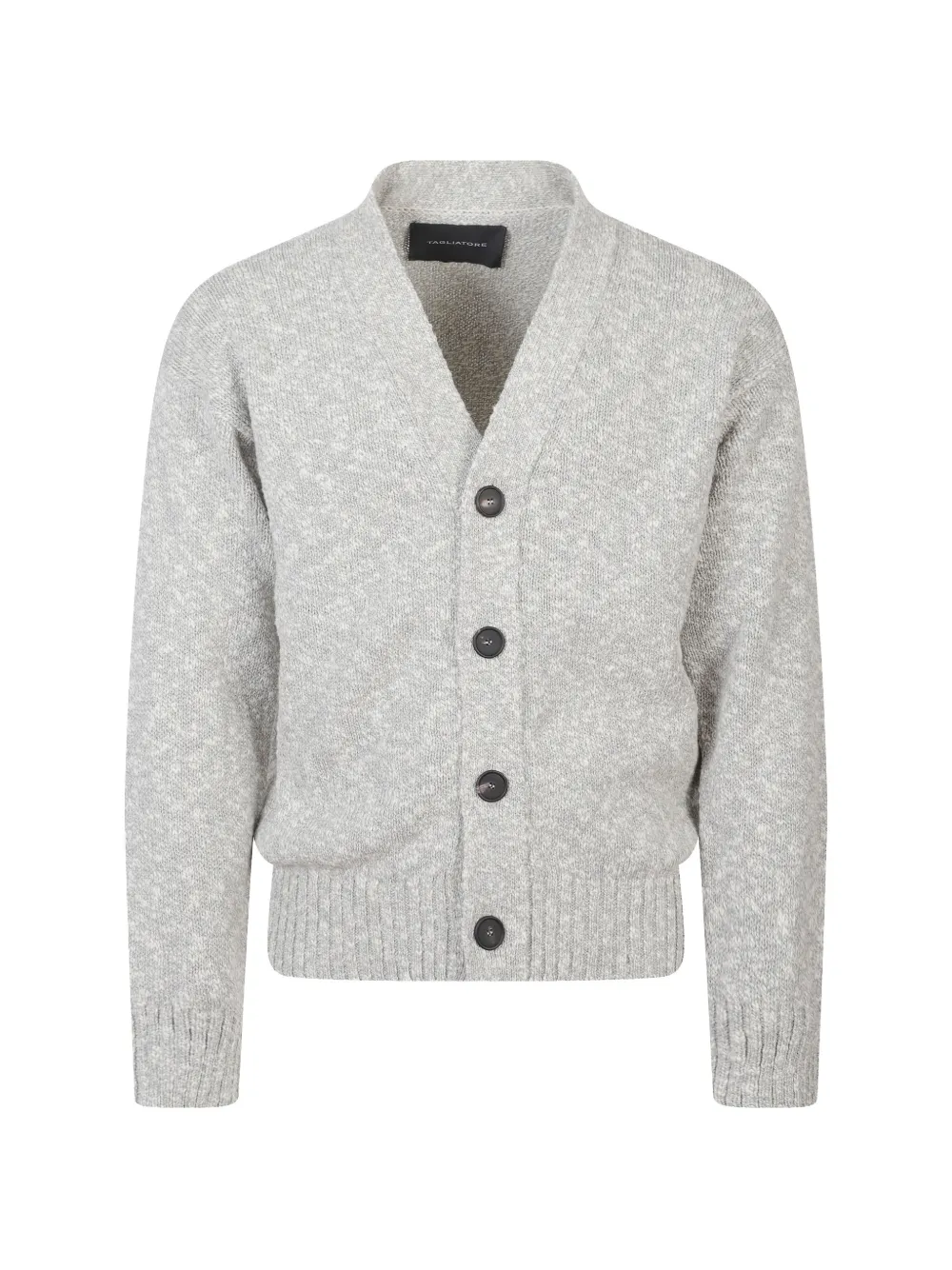 Tagliatore V-neck cardigan - Grey