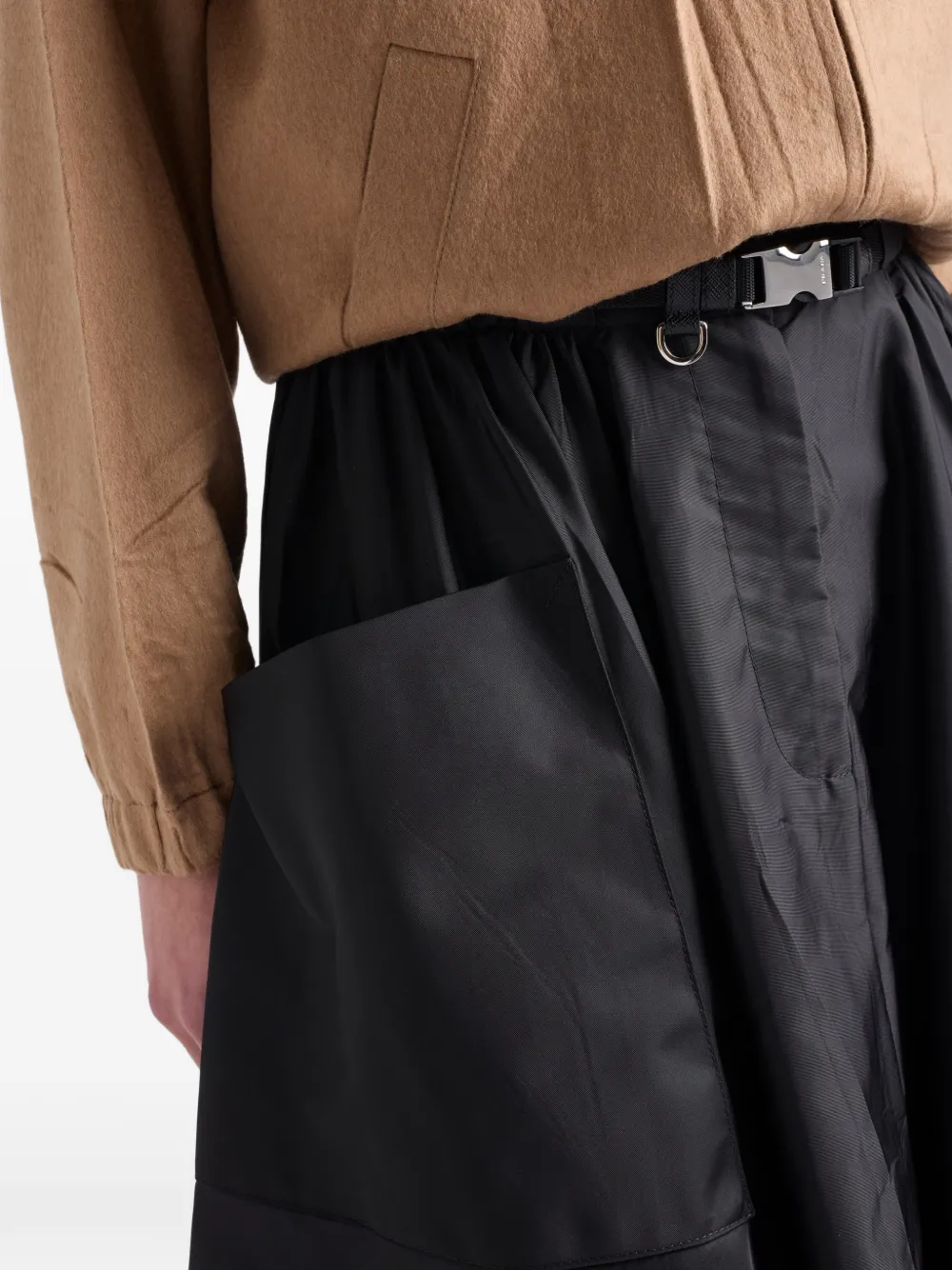 Prada プリーツ スカート | ブラック | FARFETCH JP
