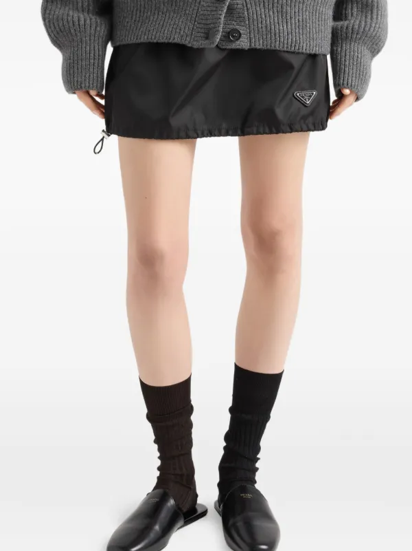 Prada Re-Nylon ミニスカート | ブラック | FARFETCH JP