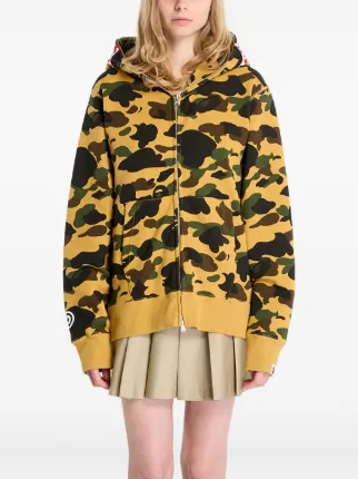A BATHING APE® 1St Camo Shark フルジップパーカー | イエロー