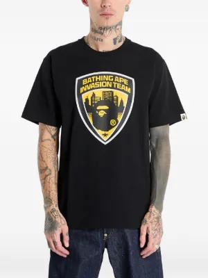 A BATHING APE® プリント Tシャツ | ブラック | FARFETCH JP