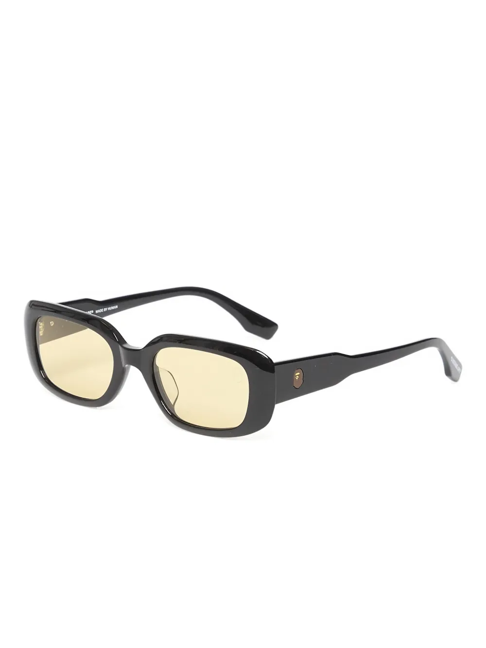 A BATHING APE rectangle-frame sunglasses - Zwart