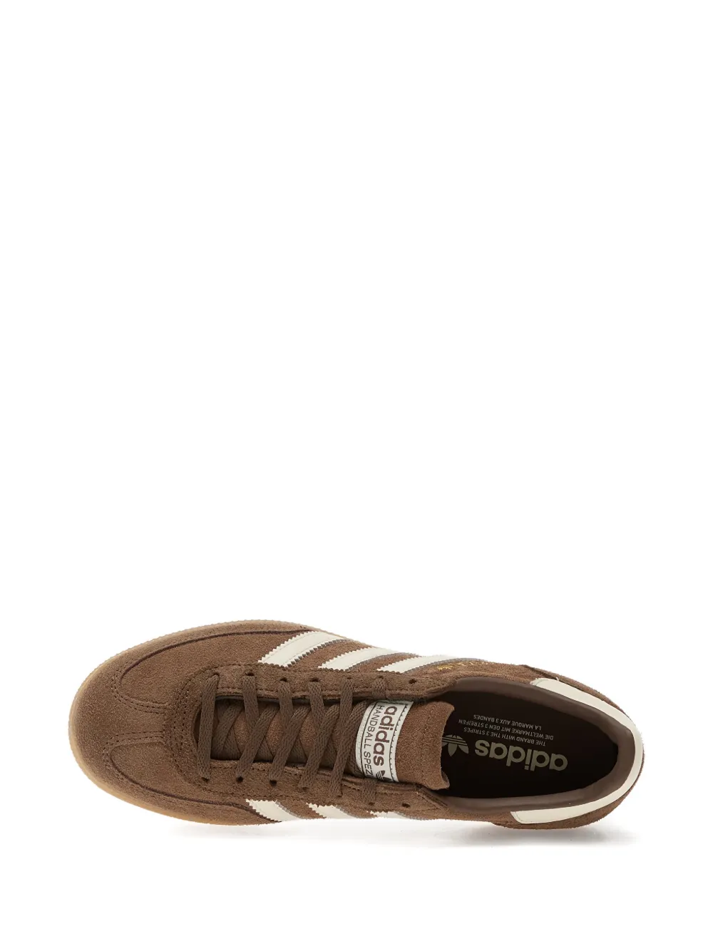 adidas Handball Spezial Bold suede sneakers Bruin