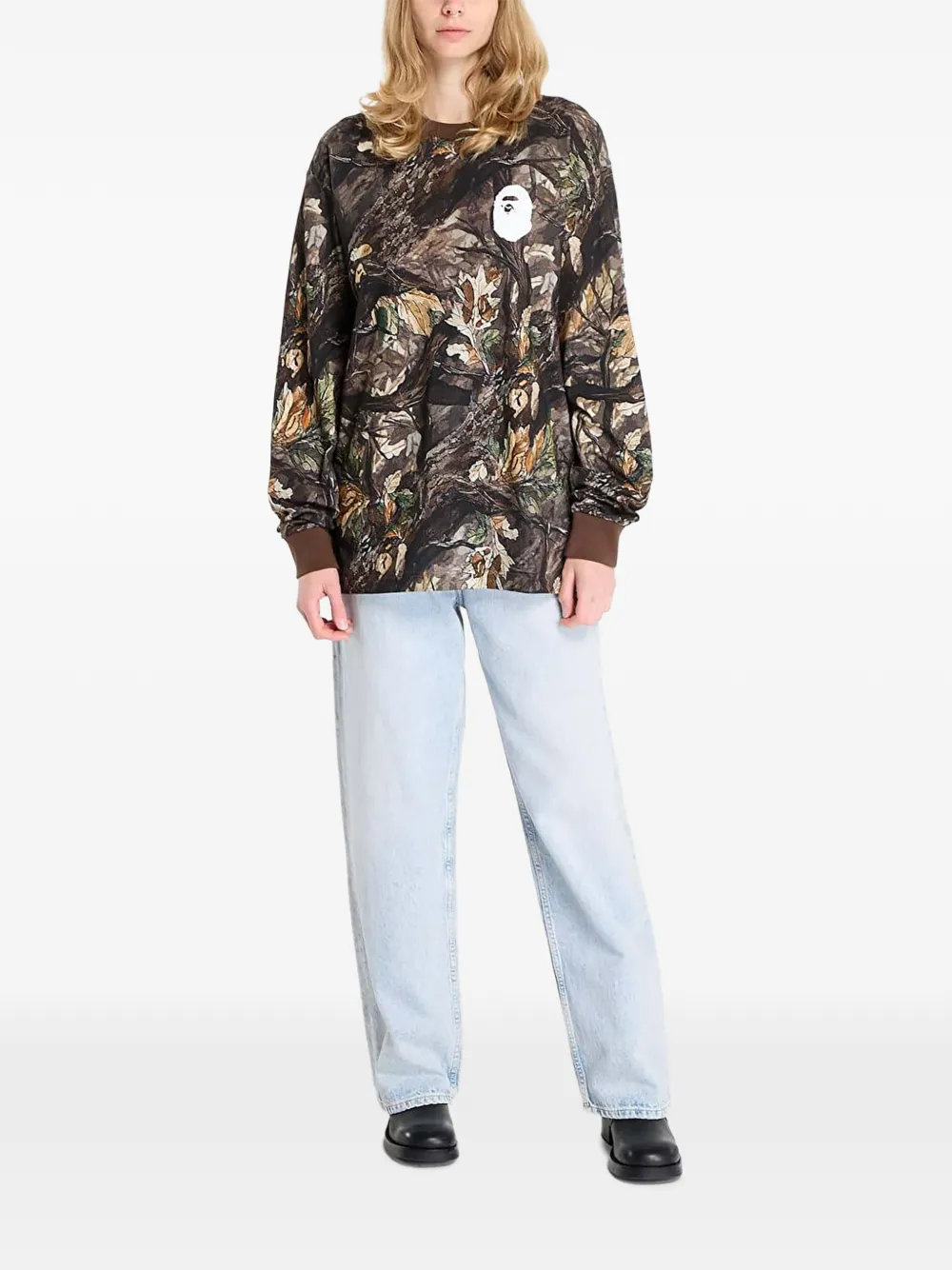  A Bathing Ape® Long-sleeve T-shirt - Brown 