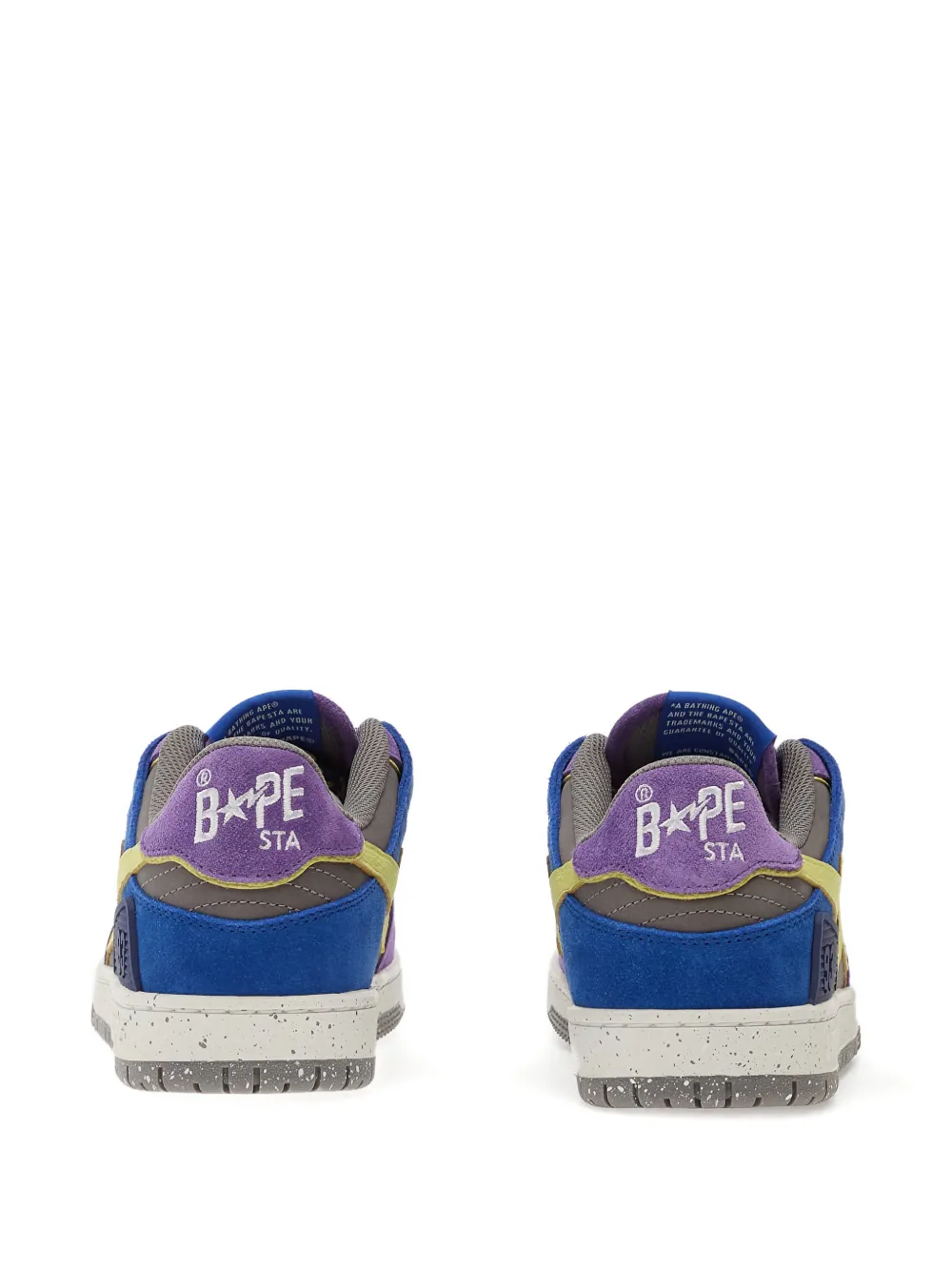 A BATHING APE Bape Sk8 Sta 1 M2 lace-up sneakers Paars