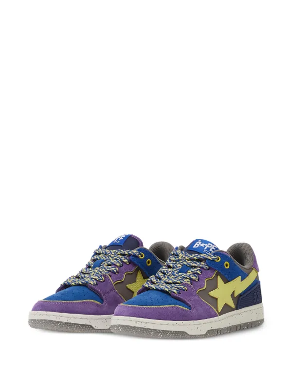 A BATHING APE® Bape Sk8 Sta 1 M2 lace-up Sneakers | Purple
