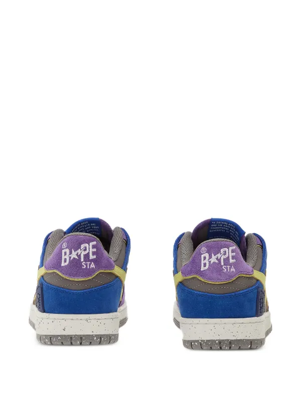 A BATHING APE® Bape Sk8 Sta 1 M2 lace-up Sneakers | Purple