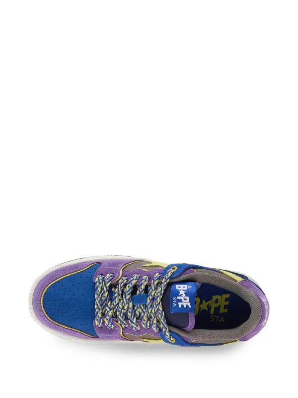 A BATHING APE® Bape Sk8 Sta 1 M2 lace-up Sneakers | Purple