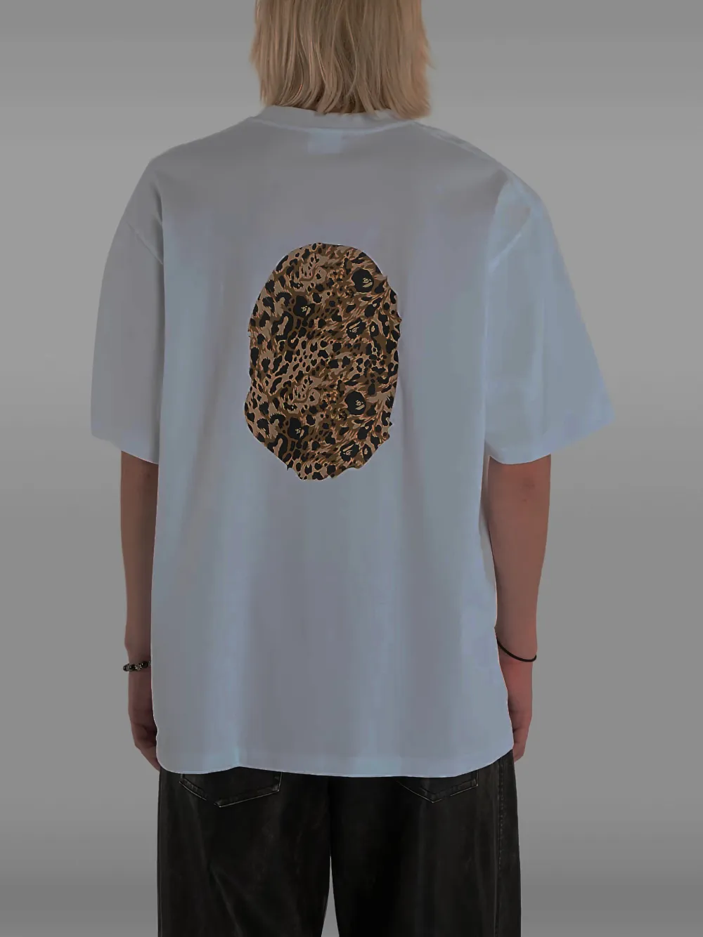 A BATHING APE Katoenen T-shirt Wit