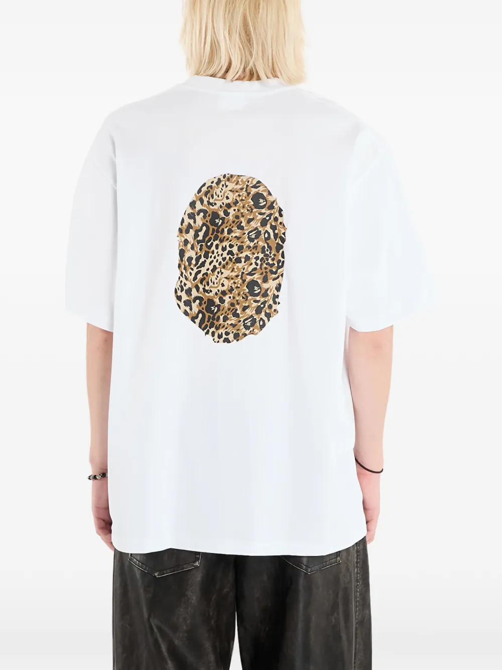 A BATHING APE Katoenen T-shirt Wit