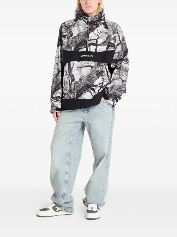 A BATHING APE® Tree Edge Camo ジャケット | ホワイト | FARFETCH JP