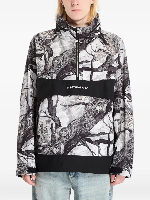 A BATHING APE® Tree Edge Camo ジャケット | ホワイト | FARFETCH JP