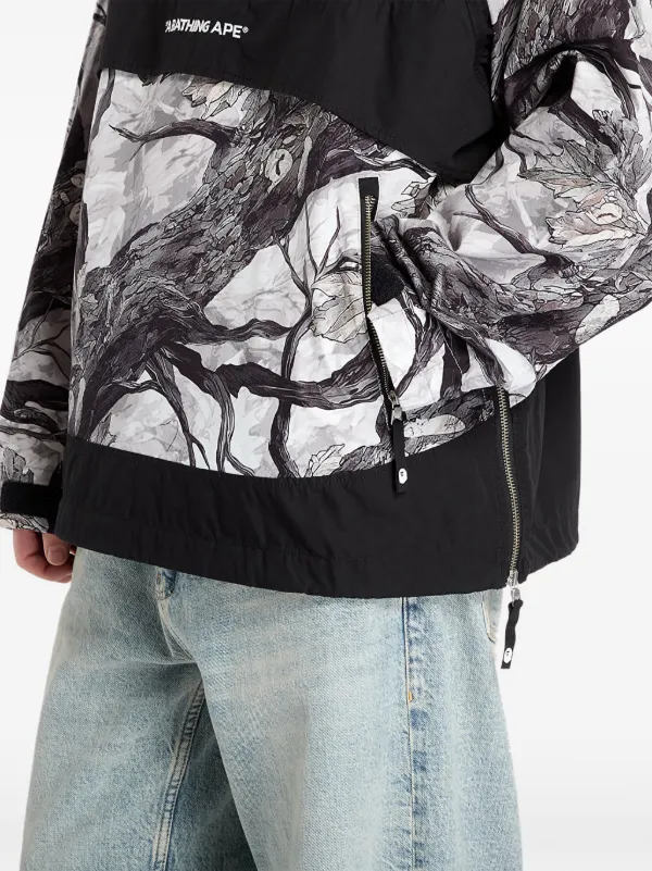 A BATHING APE® Tree Edge Camo Jacket | White | FARFETCH